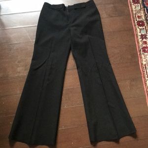 Skinny Pinstriped flared mango pants